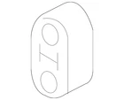 Genuine Nissan Exhaust System Hanger 20640-01A61 New. Price: $35.45.