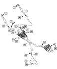Genuine Mopar Exhaust Pipe And Converter Left 68110124AE New. Price: $1644.95.