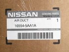 Genuine Oem Nissan 16554-5AA1A Engine Air Intake Duct Assembly 2015-2020 Murano New. Price: $230.65.