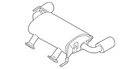 Genuine Nissan Muffler 20100-1EM0B New. Price: $801.42.