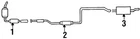 Genuine Ford Muffler & Pipe F8CZ-5230-DC New. Price: $129.45.