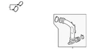 Genuine Ford Engine Air Intake Hose L1MZ-9B659-E New. Price: $322.10.