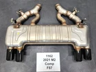 19-21 Oem Bmw F87 M2 Competition 3.0L S55 Rear Exhaust Muffler W/ Tips 6K Mi Used. Price: $448.00.