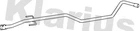 Klarius GM466Q Centre Exhaust Pipe Fits Opel Vauxhall Corsavan Tigra New. Price: $93.36.