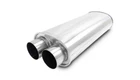 Vibrant For 10539 Streetpower Oval Muffler - 3.0IN Dual Inlet/outlet New. Price: $227.99.