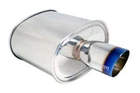 Megan M-vo 3.5" Titanium Blue Burn Tip Oval Exhaust Muffler 2.5" Inlet New. Price: $139.99.