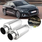2X 2.5" Inlet/outlet 12" Long Exhaust Muffler Resonator For Audi A3 A4 A5 A6 A7 New. Price: $95.49.