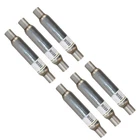 Six Universal Glass Pack Muffler / Resonator Exhaust Id 2.12 "od New. Price: $178.81.