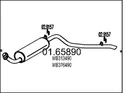 Mts 01.65890 Rear Muffler For Mitsubishi Neu. Price: $104.57.