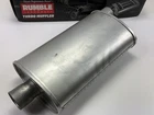 Rumble R27704 Performance Exhaust Muffler 2" Center Inlet, Offset Outlet New. Price: $49.45.