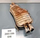 01-06 Oem Bmw E46 320 325 330 Engine M54 Rear Section Exhaust Muffler Used. Price: $179.95.