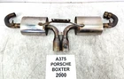 2000-2002 For Porsche Boxster 986 2.7L Exhaust System Muffler Dual Tip Used. Price: $399.95.