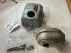 Honda Muffler 18310-Z0Y-000 & Shield 18321-Z0L-J01 18310-ZM0-010 #711 Grey Used. Price: $10.00.