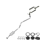 Stainless Steel Exhaust System W/ Hangers + Bolts FITS:95-97 Corolla Geo Prizm New. Price: $212.81.