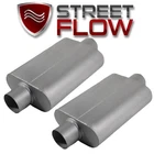 2 - 40 Series Flowmuffler Chamber Street/race 3.0" In/o Center New. Price: $139.99.