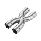 Lcgp 2.25" Polished Stainless Universal Exhaust Pipe Crossover 12" Length New. Price: $67.80.