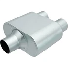 Rumble Exhaust R27427 Chambered Muffler 3" Center In 2.5" Dual Out 6.5" Body New. Price: $69.94.