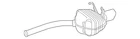 Genuine Mercedes-benz Exhaust Gas Line 204-490-01-10-64 New. Price: $425.32.