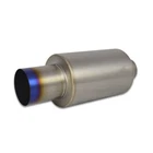 Vibrant For Titanium Muffler W/straight Cut Burnt Tip INLET/3.5IN Outlet New. Price: $589.74.
