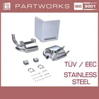 Muffler For Porsche 996 Carrera Sport Exhaust Stainless Steel + With Accessories Neu. Price: $1270.39.