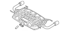 Genuine Mazda Exhaust Muffler PYE6-40-100A New. Price: $875.60.