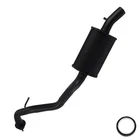 Exhaust Resonator Pipe Fits: 2000-2001 Mazda Mpv 2.5L New. Price: $96.81.