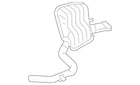 Genuine Mercedes-benz Exhaust Muffler 230-490-12-21 New. Price: $907.00.