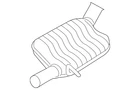 Genuine Volkswagen Rear Muffler 5G6-253-609-AK New. Price: $855.38.