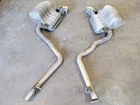 5.7L R/t Left Right Exhaust Mufflers Fits 11 12 13 14 Dodge Challenger Used. Price: $721.23.