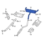 For Jeep Cherokee 2021-2023 68286399AC Exhaust Muffler New. Price: $509.52.