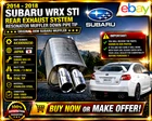14-18 Subaru Wrx Sti Rear Exhaust System Resonator Muffler Down Pipe Tip Oem F2 Used. Price: $179.90.