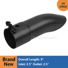 For 2.5" Inlet Outlet 9" Ol Powder Coated Turn Down Exhaust Tail Tip New. Price: $28.99.