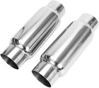 3" Inlet Outlet Exhaust Muffler, Pair Of Inch Resonator Universal Stainless New. Price: $101.99.