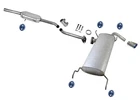 Weld Resonator Pipe Muffler For Mazda CX-7 CX7 2.5L 2010 2011 2012 New. Price: $636.00.