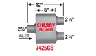 Pair (2) 7425CB Extreme Performance Race Muffler New. Price: $119.99.