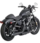 Vance & Hines 14-22 Harley Sportster 3" Twin Slash Slip-on Mufflers Black New. Price: $750.00.