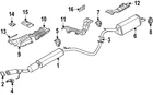 Genuine Nissan Muffler & Pipe Assembly 20100-7LG0A New. Price: $457.87.