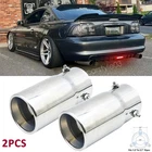 2PCS Exhaust Pipe Tip Rear Tail Throat Muffler Steel Ford Mustang SN95 New. Price: $56.99.