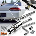 For 97-01 Honda Prelude BB6 H22A4 4"ROLLED Tip Muffler Stainless Catback Exhaust New. Price: $133.89.