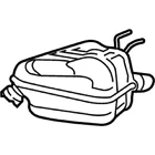 Honda 18305-TLA-A21 Left Muffler 20-22 Cr-v New Genuine. Price: $219.97.