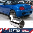 1.5-2.1" Stainless Steel Rear Exhaust Pipe Tail Muffler Tip For Suzuki Cappuccin New. Price: $54.14.