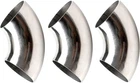90 Mandrel Bend Elbow, SS304 Stainless Od: INCH(3 Pcs), Silver New. Price: $44.41.