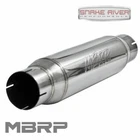 Mbrp 3" Inlet Outlet 20" Long Stainless Steel Round Resonator Muffler R1013 New. Price: $129.99.