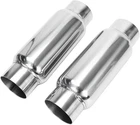 3" Inlet Outlet Exhaust Muffler, Pair Of Inch Resonator Universal Stainl... New. Price: $85.99.