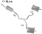 Resonator Dual Mufflers Exhaust For Subaru Outback Wagon 2005 2007 2009 3.0L New. Price: $550.00.