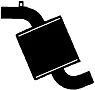 Exhaust Muffler Assembly Front Ap 7097 Fits 88-89 Vw Jetta New. Price: $76.44.