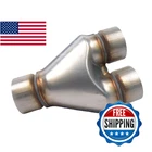 Elifecenter 3" T409 Stainless Exhaust Y-pipe Adapter Dual To Single New. Price: $41.76.