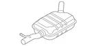 Genuine Volkswagen Muffler 5N0-253-409-K New. Price: $539.74.