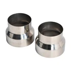 Ssn Exhaust Pipe Reducer Adapter 4" To 5" Od, Polished 304 Stainless Steel New. Price: $37.38.