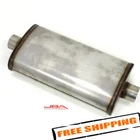 Jba 40-302201 Universal Dual Core 304SS Muffler 22"X11"X6" 3" Inlet Diameter New. Price: $161.72.